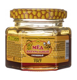 Мёд натуральный цветочный гречишный 120г - фото - 1
