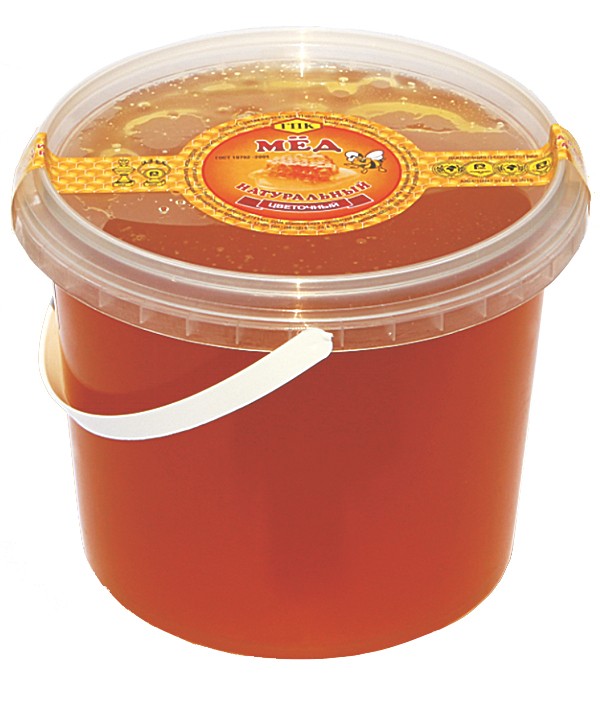 Мёд натуральный цветочный 1,4 кг - фото - 1