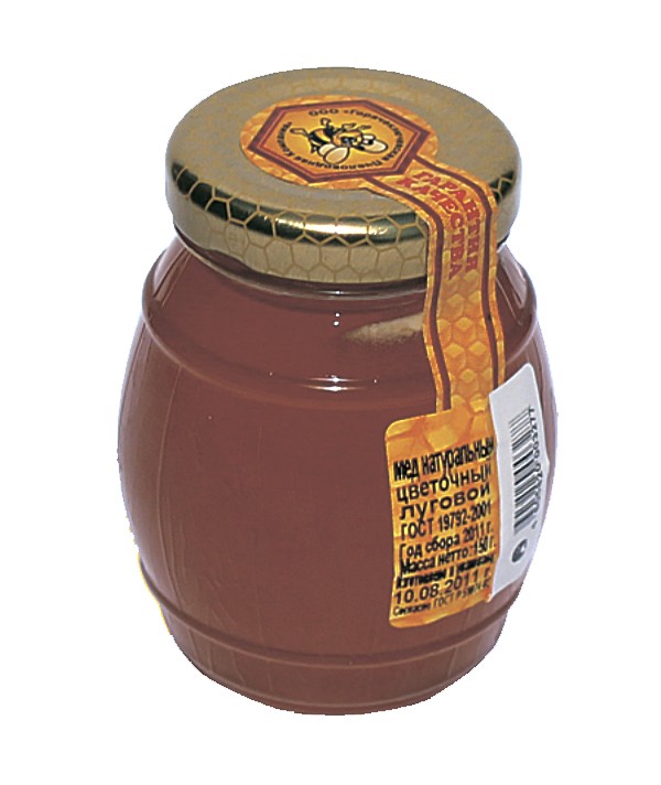 Мёд натуральный цветочный луговой 150г - фото - 1